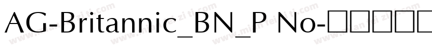AG-Britannic_BN_P No字体转换